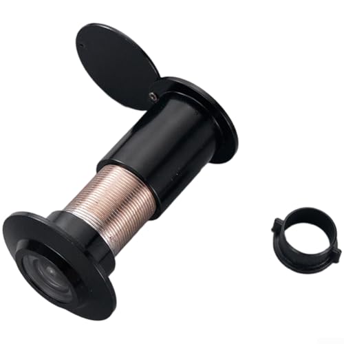 Marchfunny Feuerschutztür, Diebstahlschutz, Türspion mit Weitwinkelobjektiv, verstellbare Länge, Zinklegierung, Türspion mit feiner Gewindestruktur für Sicherheit und Privatsphäre (D) von Marchfunny