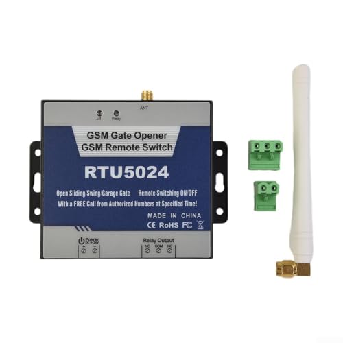Marchfunny GSM Relaisschalter RTU5024 zur Fernsteuerung von Türen, Toren und Geräten mit SMS-Benutzerverwaltung und Anrufer-ID-Überprüfung von Marchfunny
