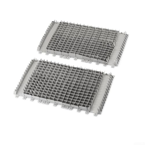 Marchfunny Graues Ersatzbürsten-Set für Dolp-hin Poolreiniger, vorne und hinten, PET, 31 x 16 cm, einfache Installation, kein Werkzeug von Marchfunny