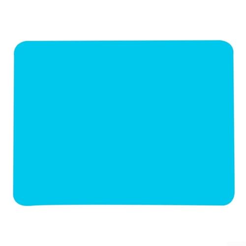 Marchfunny Hitzebeständige Silikon-Tischmatten für Tassen und Töpfe, 3-teiliges Set, matte Unterseite, rutschfestes Design zum Schutz von Küchen- und Esstischen (blau) von Marchfunny