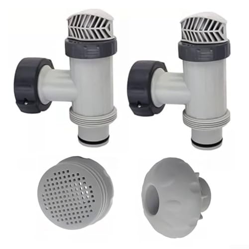 Marchfunny Pool-Wartungsset, Aufstellventil, Sieb, Einlassdüsen-Set mit Durchflusskontrolle für Schwimmbad-Filtrationssystem von Marchfunny