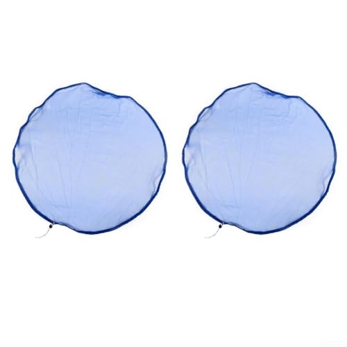 Marchfunny Regennetz-Abdeckung, 95 cm, verstellbar, elastisches Band, Netzgewebe für Wasserspeicher, Laub, Schmutz, Nylon, Blau, 2 Stück Marchfunny Regennetz-Abdeckung, 95 cm, verstellbar, elastisches Band, Netzgewebe für Wasserspeicher, Laub, Schmutz, Nylon, Blau, 2 Stück von Marchfunny