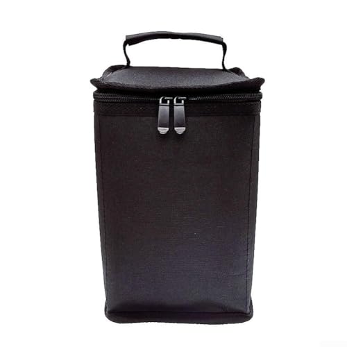 Marchfunny Tragbare Gasflaschen-Aufbewahrungstasche für mehrere Propan-Kanister, geeignet zum Kochen im Freien, für Campingausflüge und Reisen (schwarz) von Marchfunny