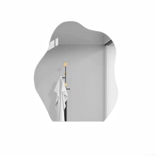 Moderner unregelmäßiger Wandspiegel für ästhetische Heimdekoration, für Wohnzimmer oder Schlafzimmer (33 x 40 cm) von Marchfunny