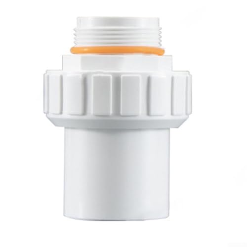 PVC-Schwimmbadverbindung, 1 12,7 cm und 5,1 cm Sandfilteranschlüsse (3,8 cm weiß) von Marchfunny