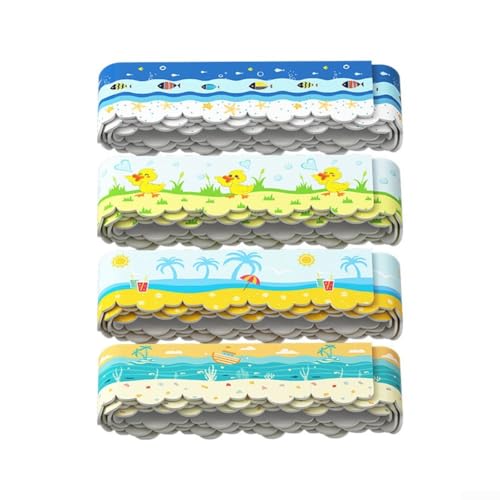 PVC WC Rand wasserdichter Aufkleber zur Vermeidung von Flecken und Verbesserung der Badezimmer-Ästhetik (3) von Marchfunny