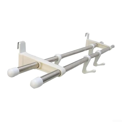 Platzsparender Heizkörper-Handtuchhalter zum bequemen Lufttrocknen von Kleidung und Handtüchern zu Hause (doppelpolig) von Marchfunny
