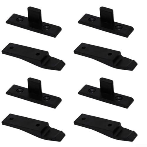 Press Fit Paneel-Clips, 4 Paar, Push-in-Armaturen für Küchensockelbefestigungen, ABS-Kunststoffhalterungen für Montageplatten und Zierleisten, unterstützt 20 kg Press Fit Paneel-Clips, 4 Paar, Push-in-Armaturen für Küchensockelbefestigungen, ABS-Kunststoffhalterungen für Montageplatten und Zierleisten, unterstützt 20 kg von Marchfunny