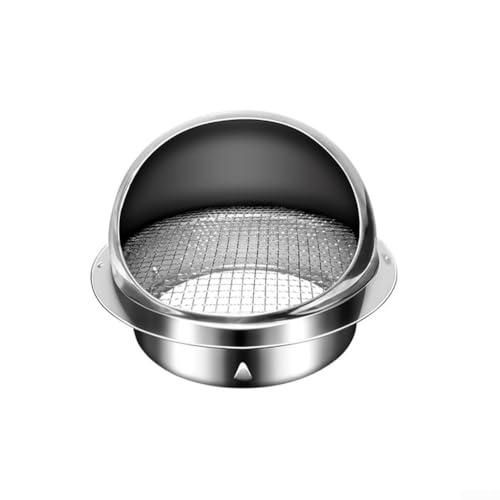 Robuste Chrom-Wandlüftung mit Lamellen für effektive Luftzirkulation und Rückflussverhinderung in Häusern (180 mm) von Marchfunny
