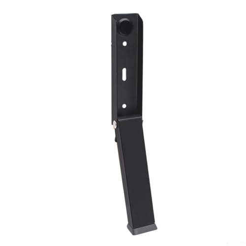 Robuster Edelstahl-Türstopper mit Stanz- oder Stanzloch-Installation (schwarz) von Marchfunny