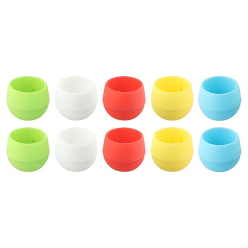 Set mit 10 Mini-Blumentöpfen für Zimmerpflanzendekoration, automatisches wasserabsorbierendes und atmungsaktives Design von Marchfunny