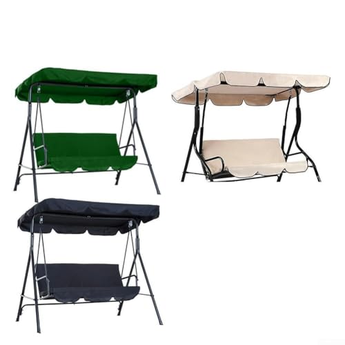 Simplistic yet Effective The Essential 210D Protective Cap for Your Garden Swings Against Weather Damage (Two-seater Dark Green) von Marchfunny