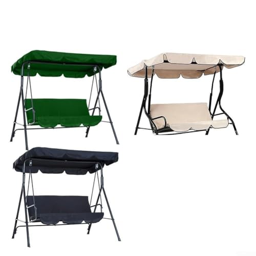 Simplistic yet Effective The Essential 210D Protective Cap for Your Garden Swings Against Weather Damage (Two-seater beige) von Marchfunny