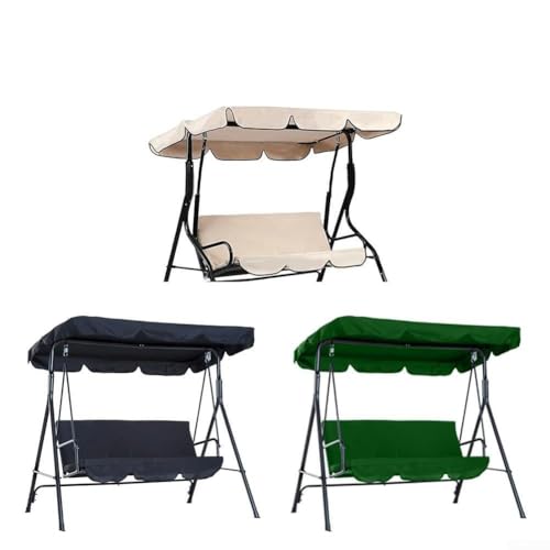 Simplistic yet Effective The Essential 210D Protective Cap for Your Garden Swings Against Weather Damage (Two-seater black) von Marchfunny