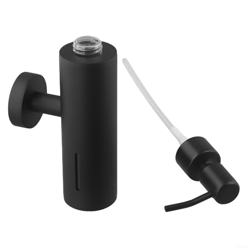 Smart Seifenspender zur Wandmontage für Shampoo und Duschgel in jedem Haushalt (schwarz) von Marchfunny