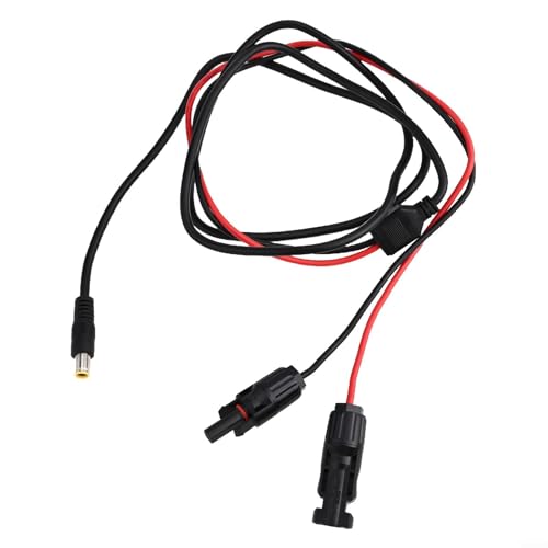 Solarmodul-Anschlusskabel auf 8-mm-Gleichstrom-Adapter, 180 cm lang, robuster Draht für zuverlässige Stromanschlüsse von Marchfunny
