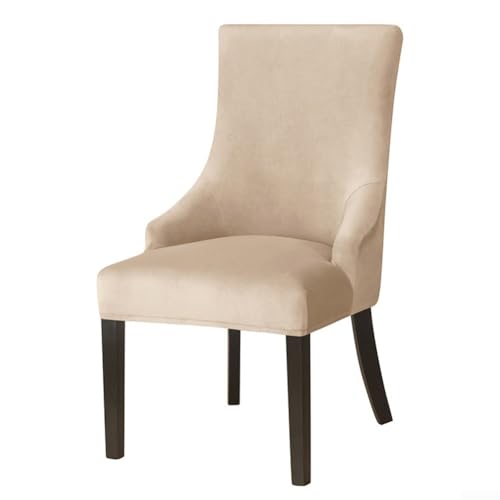 Sophisticated Velvet Chair Covers Complete Coverage for Cozy Dining Experiences von Marchfunny