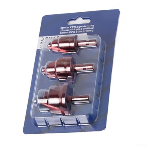 Spiralnut-Hebebohrer-Set für PPR-Wasserrohre, 3 Stück, mit verbesserter Positionierungsgenauigkeit Spiralnut-Hebebohrer-Set für PPR-Wasserrohre, 3 Stück, mit verbesserter Positionierungsgenauigkeit von Marchfunny