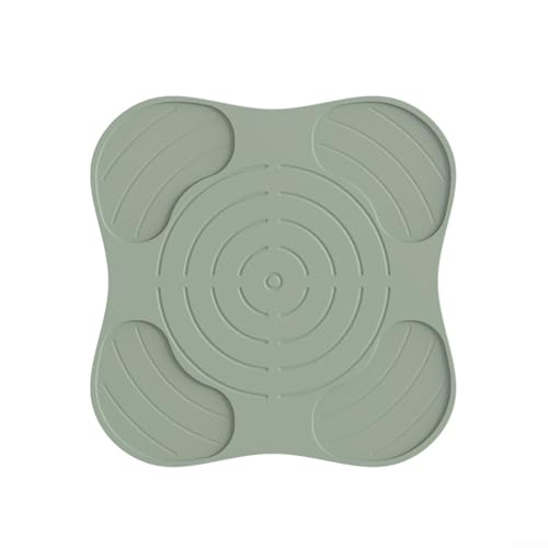 Stilvolle rutschfeste Silikonmatte für FN101GY Luftfritteuse, hitzebeständig und leicht zu reinigen, für moderne Küchen (grün) von Marchfunny