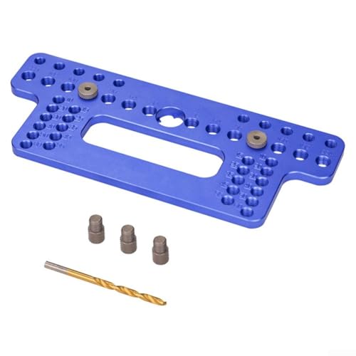 Taschenlochvorrichtung aus Aluminiumlegierung für schnelle und einfache Holzbearbeitungsprojekte (blau) von Marchfunny