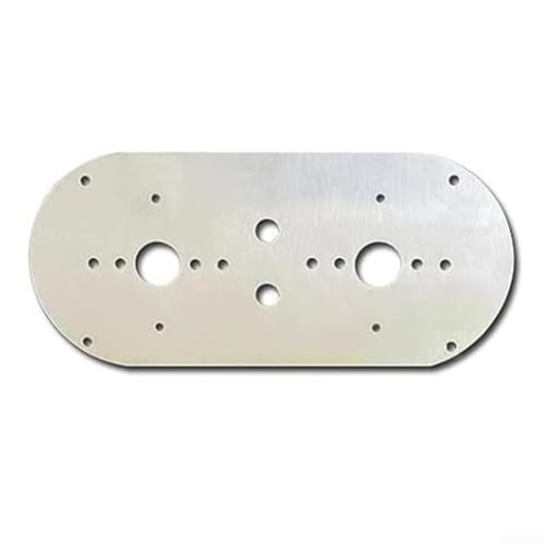 Wassermelonen-Licht-Montageplatte für LKWs, passend für Peterbilt 359 379 389 und 660 680 880 W900L mit Edelstahl-Legierung für lange Lebensdauer (1 Stück) von Marchfunny