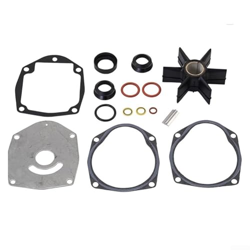 Wasserpumpen-Reparatursatz 15-teilig für Mercury Marine Außenborder 8M0100526 8M0100527 Ersatzteile für Motorkühlung und Wartung von Marchfunny