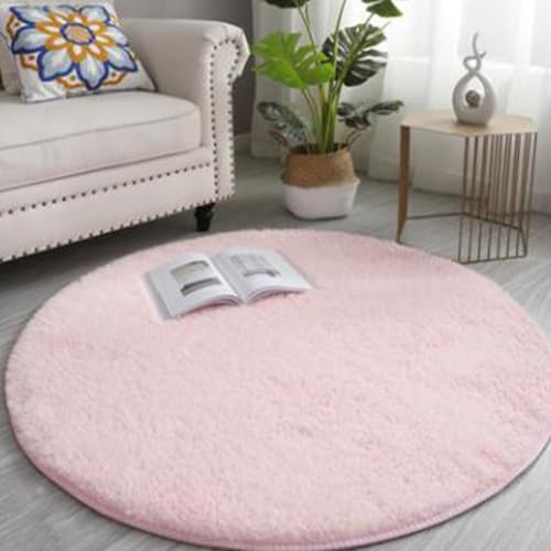 Weicher Shaggy-Teppich mit rutschfester Unterseite, perfekt für Wohnzimmer oder Schlafzimmer, leicht zu reinigen und zu pflegen, 40 cm, Rosa Weicher Shaggy-Teppich mit rutschfester Unterseite, perfekt für Wohnzimmer oder Schlafzimmer, leicht zu reinigen und zu pflegen, 40 cm, Rosa von Marchfunny