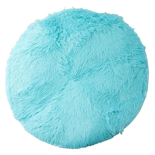 Weicher Shaggy-Teppich mit rutschfester Unterseite, perfekt für Wohnzimmer oder Schlafzimmer, leicht zu reinigen und zu pflegen, 60 cm, Blau Weicher Shaggy-Teppich mit rutschfester Unterseite, perfekt für Wohnzimmer oder Schlafzimmer, leicht zu reinigen und zu pflegen, 60 cm, Blau von Marchfunny
