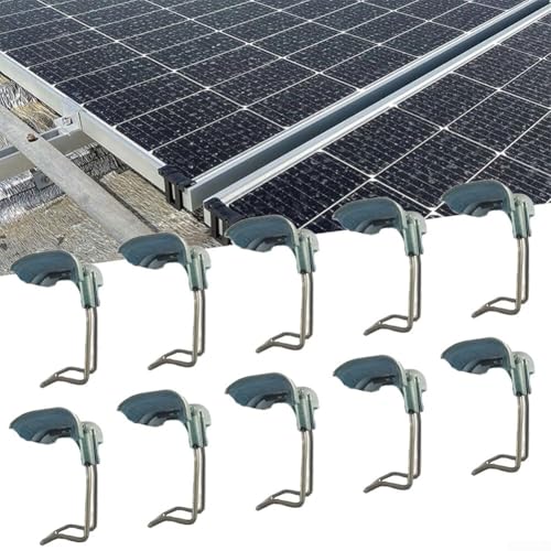 Zinklegierung Solarpanel-Drainage-Clips für effektive Wassermanagement-Lösungen (45 mm), 10 Stück von Marchfunny