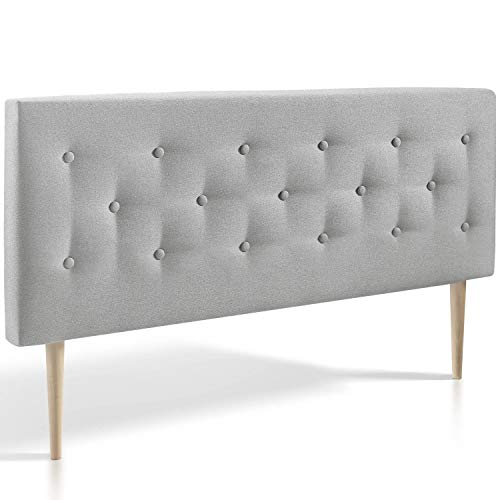 Marckonfort - Oslo Kopfteil für Bett, 160 X 100 X 8 cm Rohgewebe von Marckonfort