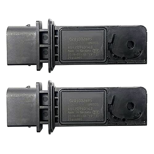 Marclix 2 x Luftdurchflussmesser für Auto, Massensensor 0281002695 A6420940148 für von Marclix