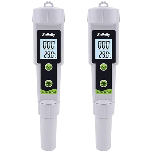 Marclix 2 x Salzgehalt Tph 02154, Hydrometer, Erkennung des Salzgehalts in Salzlake, für Pools, Trinkwasser, Aquarium Marclix 2 x Salzgehalt Tph 02154, Hydrometer, Erkennung des Salzgehalts in Salzlake, für Pools, Trinkwasser, Aquarium von Marclix