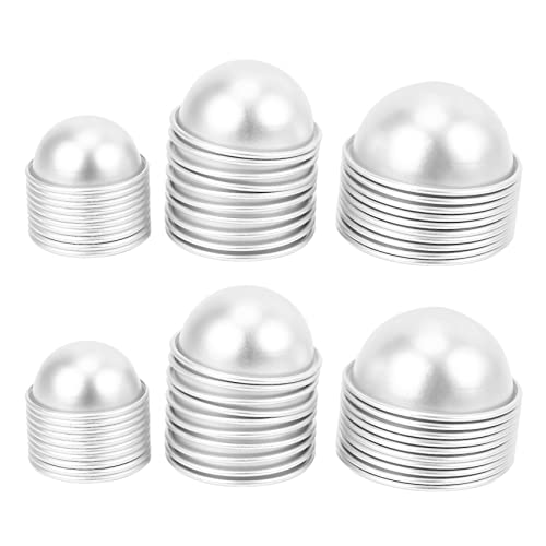 Marclix 60 Stück - Badebombenform-Set, 15 Formen-Sets in 3 Größen und Badebomben von Marclix