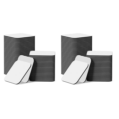 Marclix 72 Stück Sublimation Blanks Cup Coasters, quadratisch, Sublimation Coasters Blanks Heat Transfer Cup Matte Blank Coasters von Marclix
