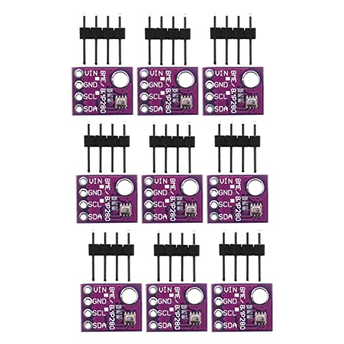 Marclix 9 Stück Serie BMP280 5 V Barometrisches Drucksensormodul für digitale Temperatur von Marclix