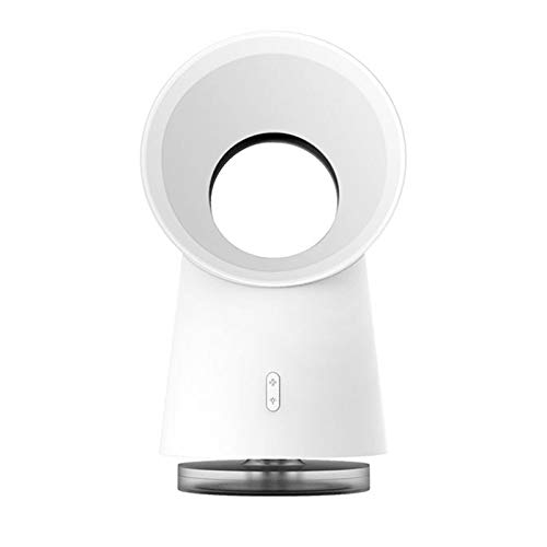 Marclix Desktop-Ventilator, Luftbefeuchter, USB-Ventilator, Mini-Ventilator, Drei-Gang-Ventilator mit Nachtlicht von Marclix