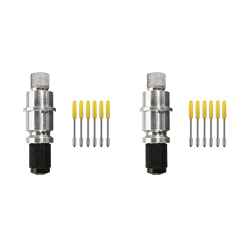Marclix Graphtec CB09U CB09U CB09 Vinylklingen, 30 Stück, 30 Grad + 2 Stück Klingenhaltergehäuse von Marclix