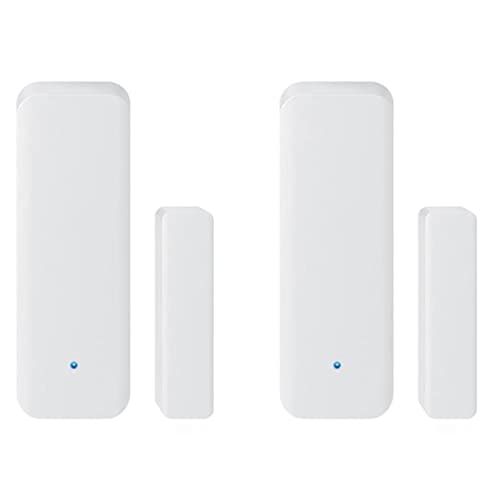 Marclix TUYA Zigbee 3.0 Türsensor für Fenster, intelligent, ZigBee 3.0, kabellose Verbindung, multifunktional, für Smart Hub SmartLife App, 2 Stück von Marclix
