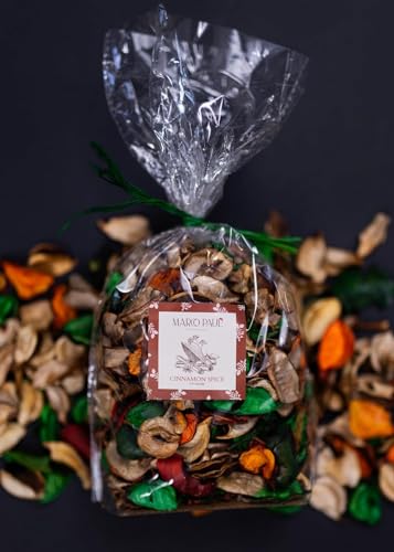 Marco Paul Potpourri für Weihnachten, festlicher Raumduft, weihnachtlicher Duft, Potpourri, langanhaltend, Winteraroma, dekoratives Geschenk (Spiced Cinnamon) von Marco Paul Interiors