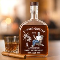Personalisiertes Geschenk Für Männer Und Frauen, Ruhestand Mitarbeiter, Lustiges Whisky Flasche, Ruhestandsfeier Geschenk, Individuelle Geschenke von MarcoArmgortStore