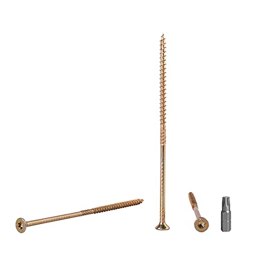 20 Stück Holzschrauben Stahl gelb verzinkt Kopf Torx Typ 17 Senkkopf Spanplattenschrauben 6,0 x 140 mm 20 Stück Holzschrauben Stahl gelb verzinkt Kopf Torx Typ 17 Senkkopf Spanplattenschrauben 6,0 x 140 mm von Marcopol