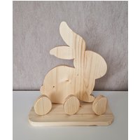 Großer Osterhase Mit Drei Eiern - Eine Tolle Osterdekoration Easter Bunny With Three Eggs Easterdecoration Eastern Decoration von MarcosHolzwelt