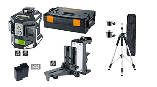 LASERLINER Akku-Kreuzlinienlaser X3-Laser Pro Set 3,7 V 4,5 Ah (IEC) Li-Ion von Laserliner