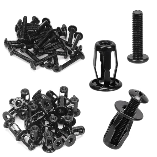 Mardatt Jack Nuts, 30 Sätze M5 x 25mm Hohlraum Metallanker, Spreizschraube Spreizmutter, Einlegemuttern Spreizmuttern mit Schrauben für Hohlwand von Mardatt