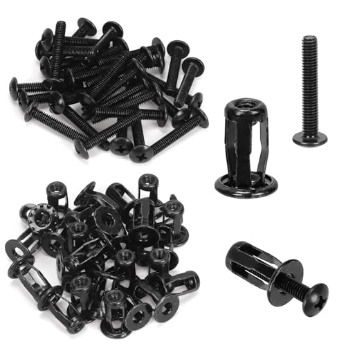 Mardatt Jack Nuts, 30 Set M4 x 20mm Hohlraum Metallanker, Spreizschraube Spreizmutter, Einsatzmuttern Spreizmuttern mit Schrauben für Hohlwand Mardatt Jack Nuts, 30 Set M4 x 20mm Hohlraum Metallanker, Spreizschraube Spreizmutter, Einsatzmuttern Spreizmuttern mit Schrauben für Hohlwand von Mardatt