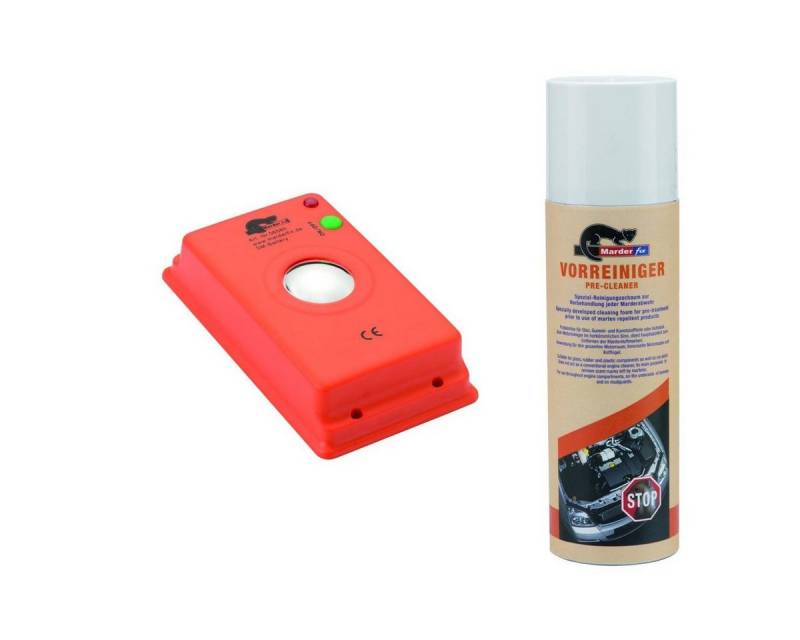 Marderfix Ultraschall-Tierabwehr Akustik Batterie - inklusive Vorreiniger Marderfix Ultraschall-Tierabwehr Akustik Batterie - inklusive Vorreiniger von Marderfix