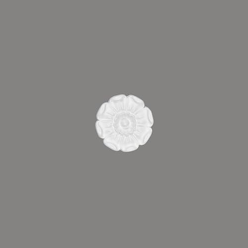 MARDOM DECOR Decken Rosette I B3110 I Moderne Stuckrosette Deckenrosette Wandrosette Zierelemente I Ø 9,5 cm x 1,2 cm von Mardom Decor