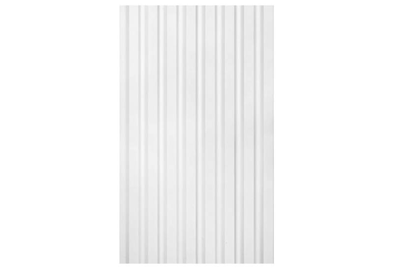 Mardom 3D Wandpaneel Largo Akustikpaneel L0301T Polyforce 115 x 20 x 2000 mm Weiß von Mardom