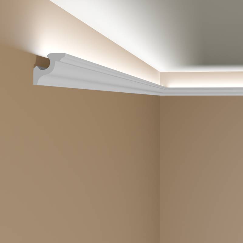 Mardom Deckenleiste MD210 Polyforce 50 x 50 x 2000 mm Weiß Stuckleiste Lichtleiste Indirektes Licht Mardom Deckenleiste MD210 Polyforce 50 x 50 x 2000 mm Weiß Stuckleiste Lichtleiste Indirektes Licht von Mardom