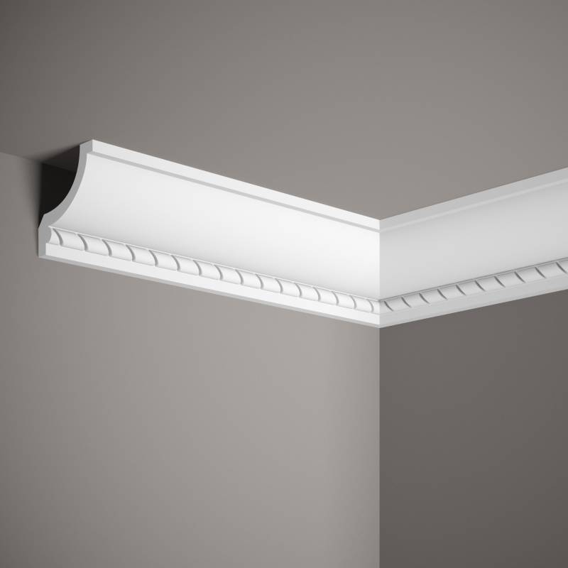 Mardom Deckenleiste MDA121 Profoam 76 x 70 x 2000 mm Weiß Stuckleiste bauchig Mardom Deckenleiste MDA121 Profoam 76 x 70 x 2000 mm Weiß Stuckleiste bauchig von Mardom